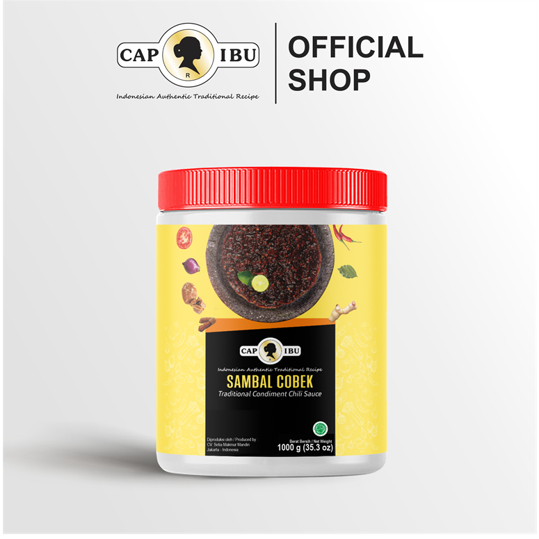 

CAP IBU Sambal Cobek Kemasan Pot