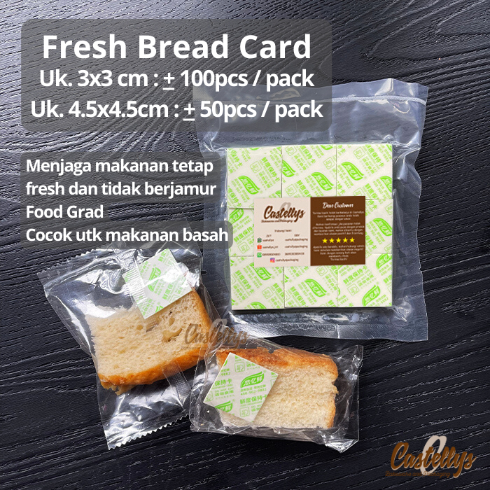 

Fresh Bread Card Refreshment Pengawet Makanan Basah Food Grade Roti Cake Mooncake