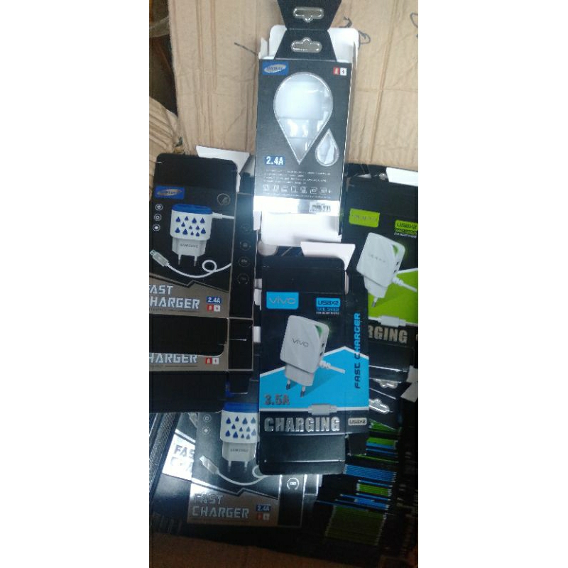 packing dus+mika charger brand 2usb