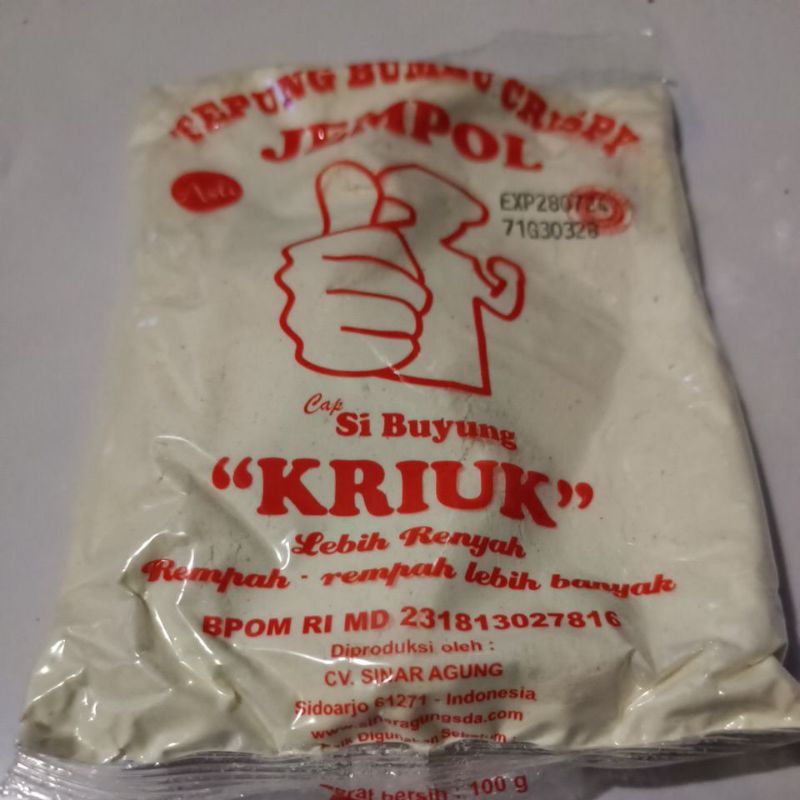 

Tepung Bumbu Jempol Kriuk