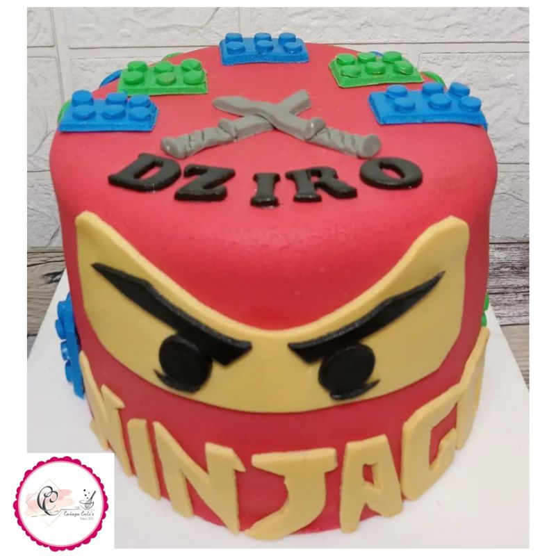 

Kue Ulang Tahun Ninja Go / Ninja Go Cake / Kue Ultah Karakter Ninja Go