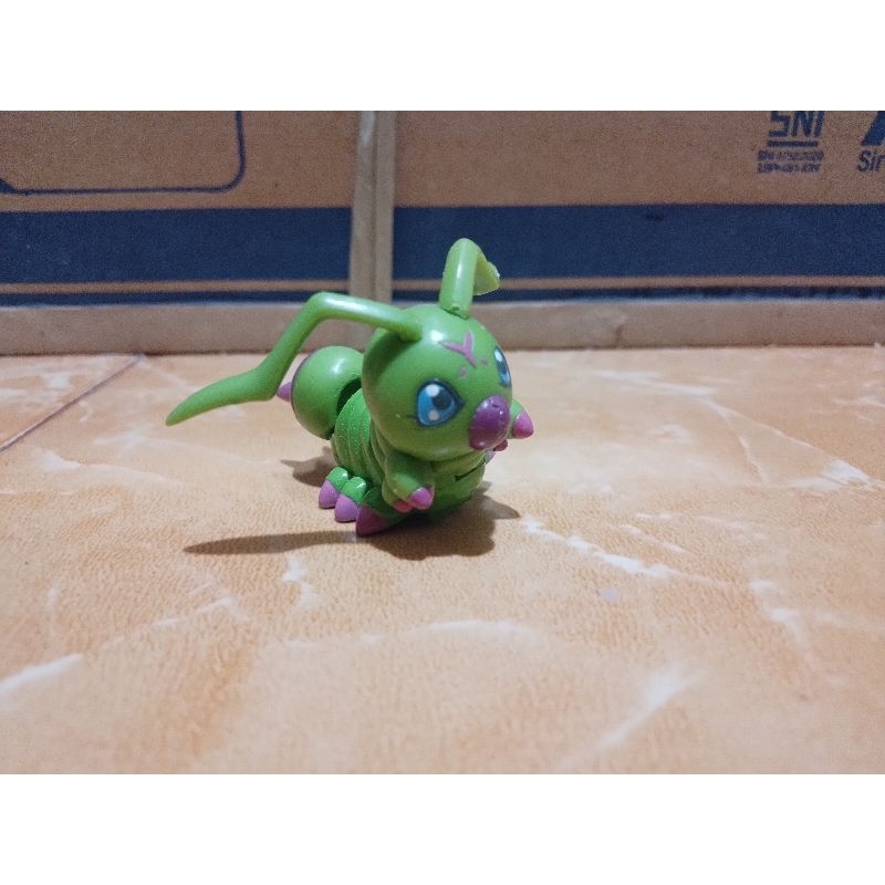 Action Figur Digimon Bandai Original WORMMON mainan figur digimon lawas dan langka