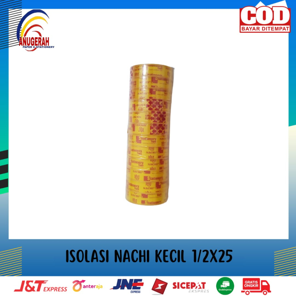 

ISOLASI NACHI KECIL TEBAL 1/2`X25 (SLOP)