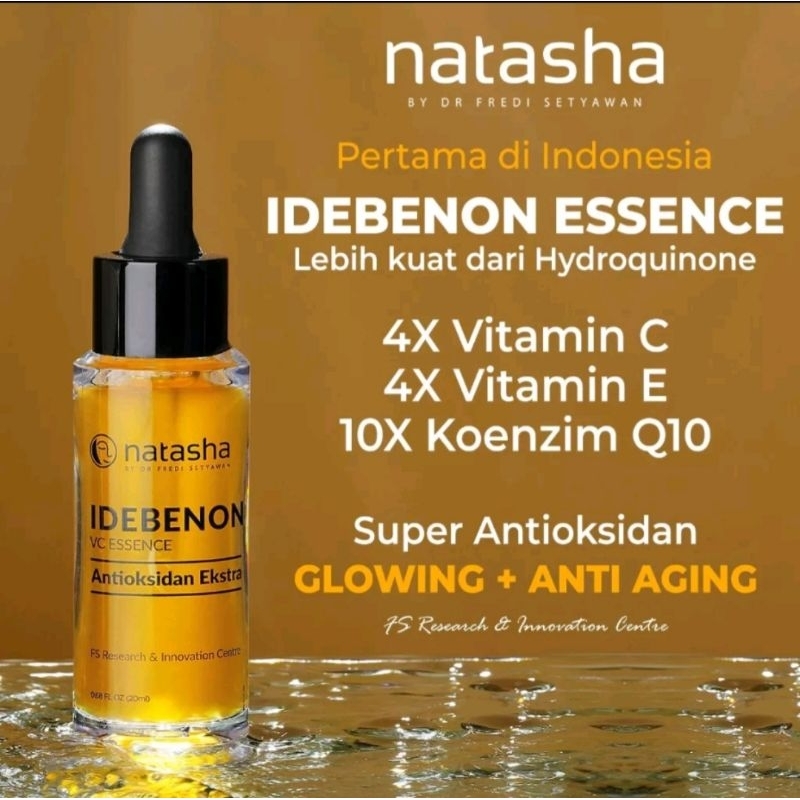 Natasha Idebenon VC Essence - Natasha Idebenone| serum glowing| serum putih|serum anti agiing| serum