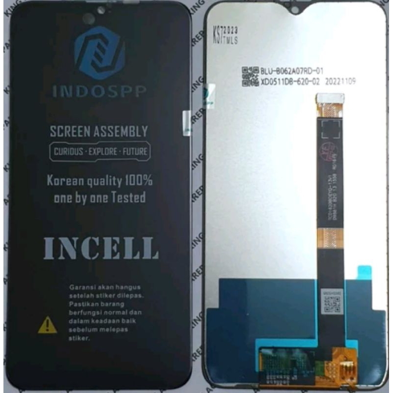 LCD TOUCHSCREEN OPPO A5S A7 A12 REALME 3 INDOSPP DAN OG SUPER CROWN