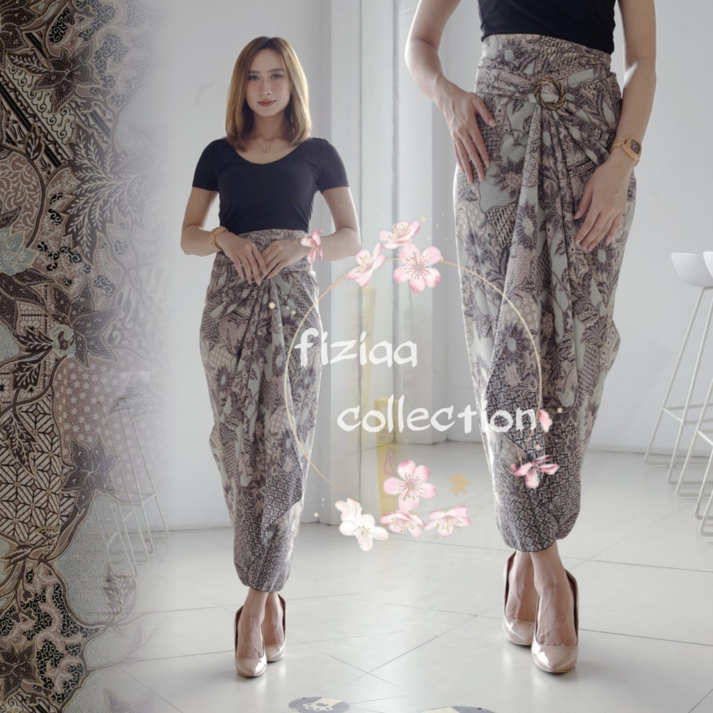 Rok Lilit Batik Bawahan Tradisional Bawahan Kebaya Rok Serut Rok Batik Instant Motif Terbaru