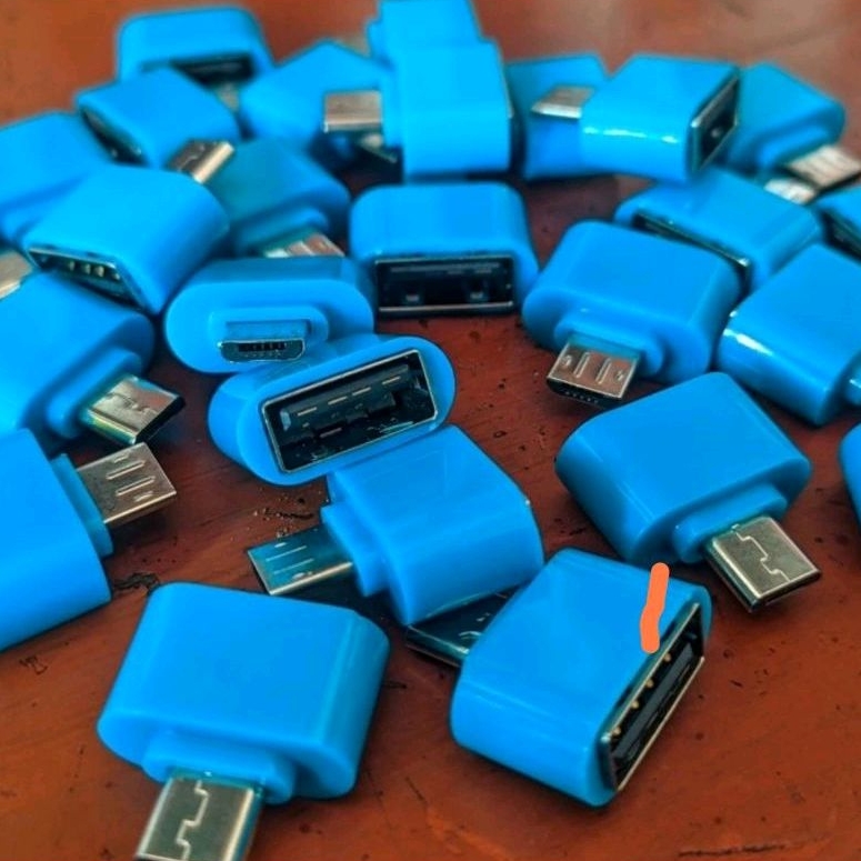 OTG MICRO USB MINI NON KABEL UNTUK SAMBUNGAN PENGHUBUNG KONEKSI DARI HP HANDPHONE KE FLASHDISK CONVE