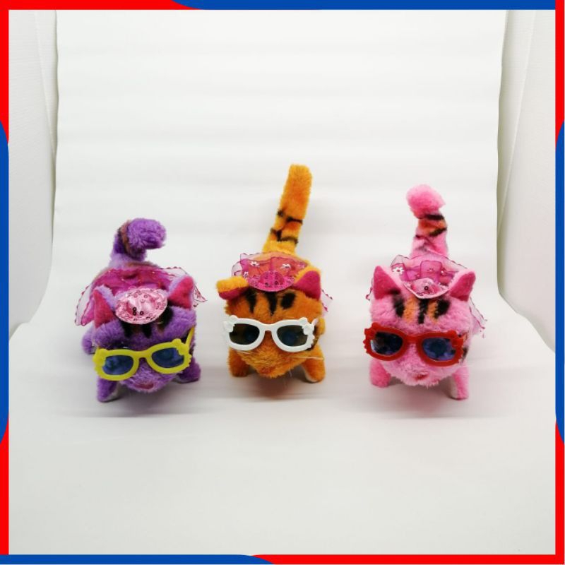 MAINAN ANJING DAN KUCING BUNYI BISA JALAN