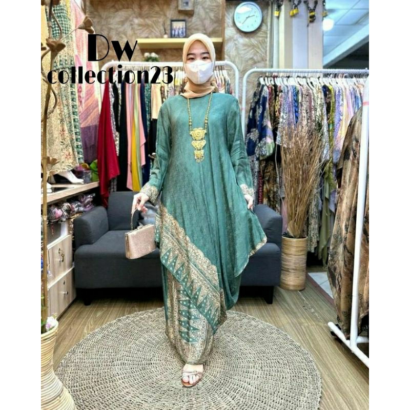 SETELAN ROK BATIK VISCOSE SEMI SUTRA PREMIUM