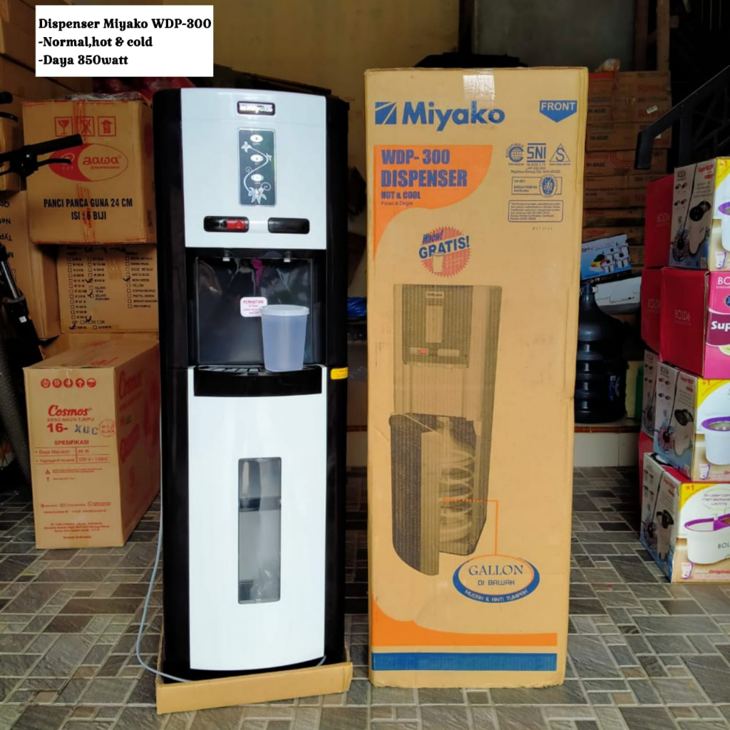 [instant langsung kirim]Dispenser miyako tinggi WDP 300 hot &cool galon bawah Dispenser/dispenser ai