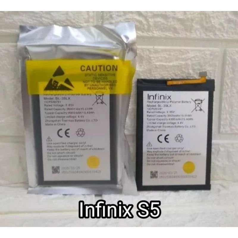 Baterai Batryy batre infinix S5 BL39LX BL 39LX 100% Batre Bergaransi