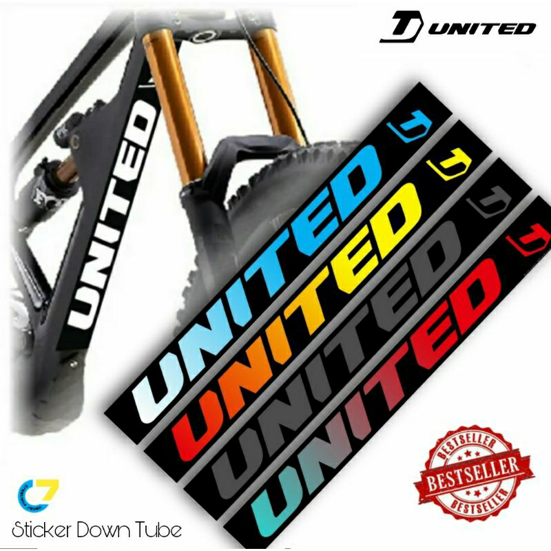 Sticker Frame Sepeda - Sticker Downtube sepeda - Sticker Sepeda