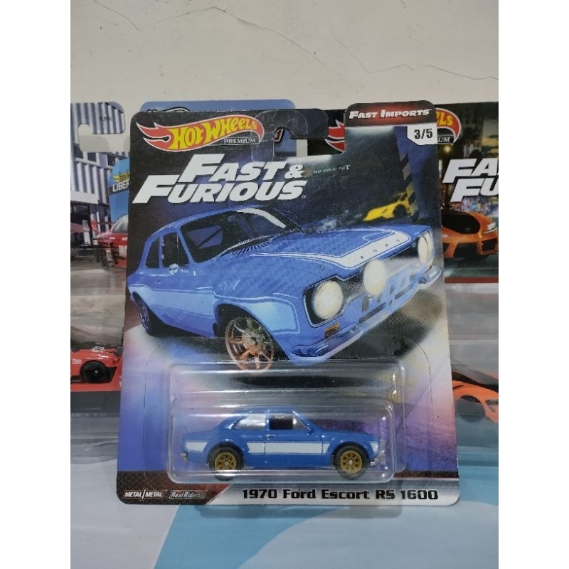 Hot wheels ford escord fast furious premium