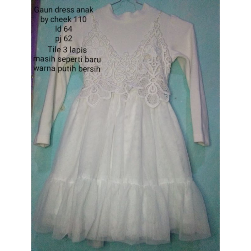 Gaun dress by cheek free emas