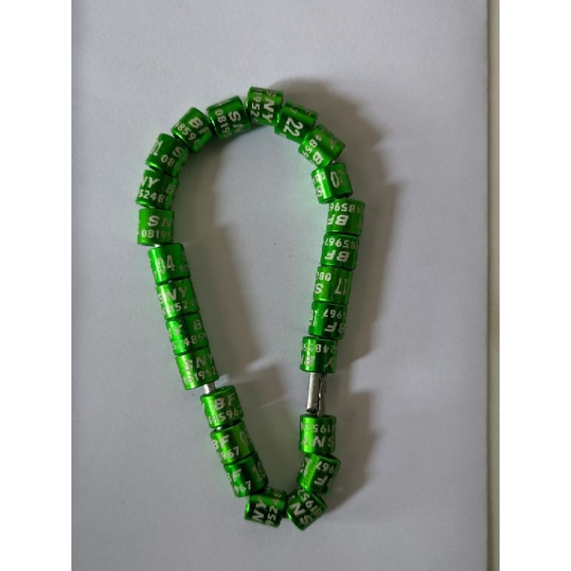 Ring untuk burung murai Batu isi 25biji perpaket sudah cetak nama