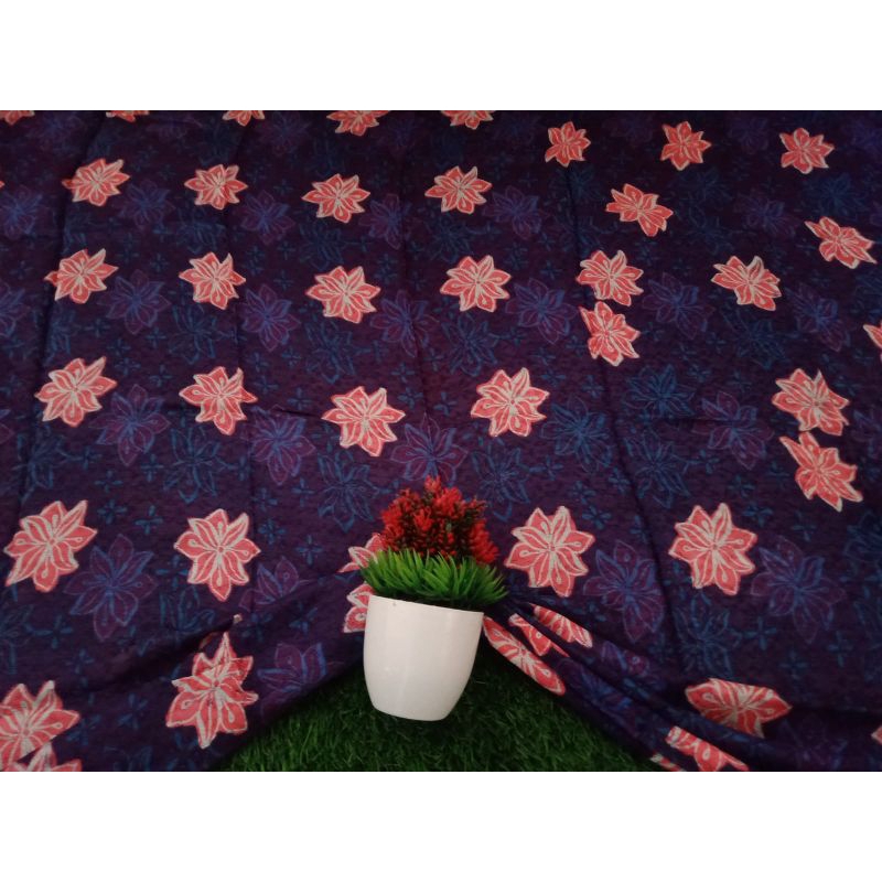 kain batik wanita trusmi cirebon motif obin garis baru bahan viscose viskos viscos fiskos semi sutra