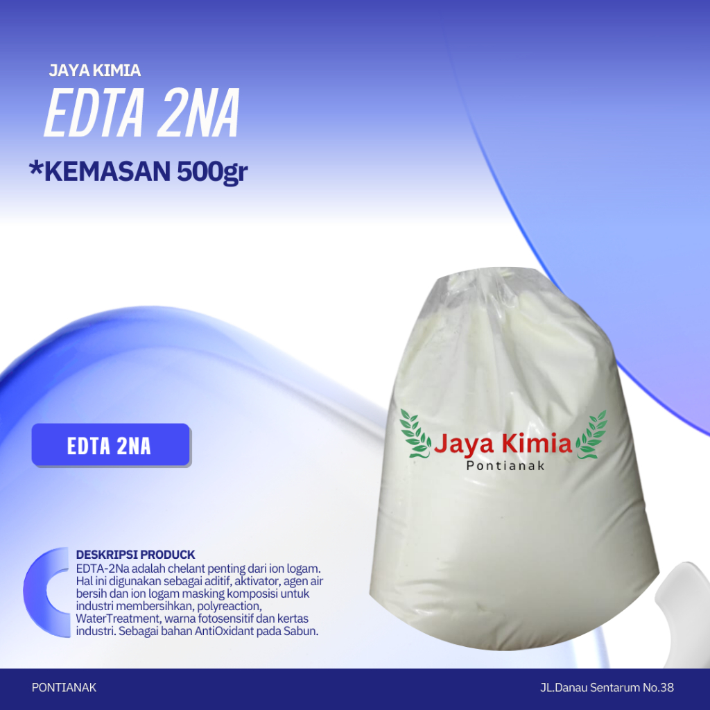 EDTA 2NA 500GR/EDTA2NA/ANTIOXIDAN SABUN/PENGAWET SABUN 500GR