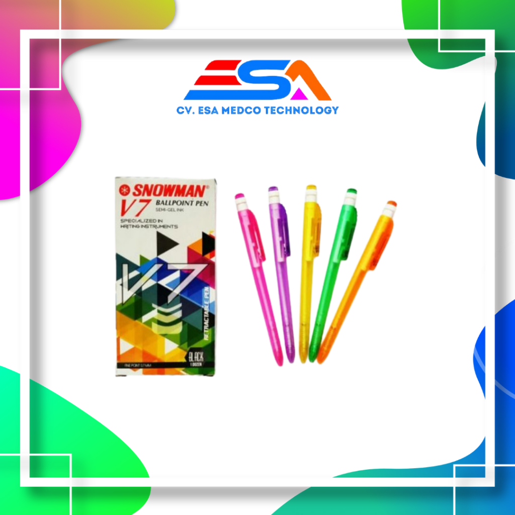 

Ballpoint Pulpen Snowman V7