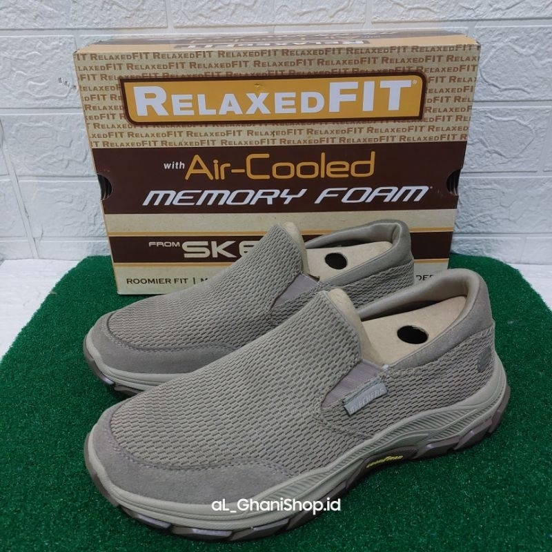 Sepatu Slip On Pria Skechers RESPECTED GILLMER GOODYEAR 204738 TPE Men Original