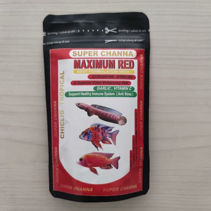 Pellet Ikan Channa Pakan Channa 50g