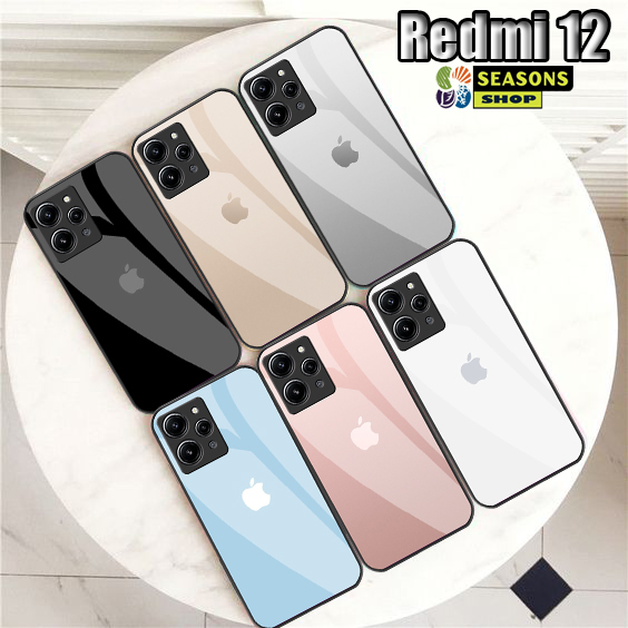 Softcase Redmi 12 - Softcase Redmi 12 Terbaru - Softcase Kaca Redmi 12 -Softcase Kaca Akrilic Redmi 