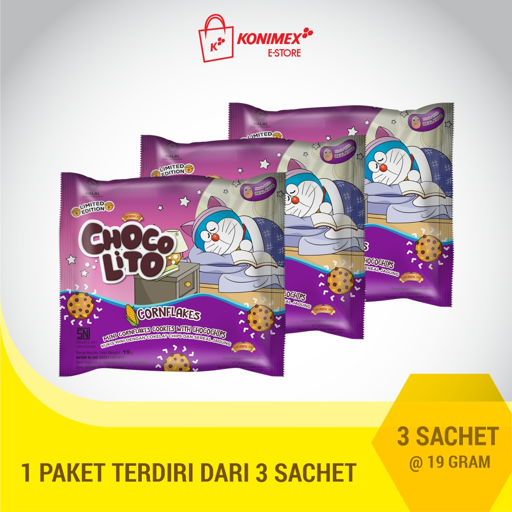 

Chocolito Cornflakes 19gr (3 Sachet)