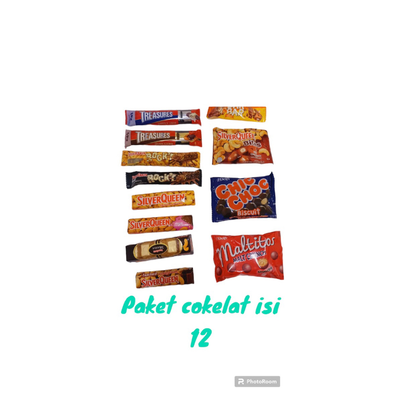 

Paket cokelat isi 12