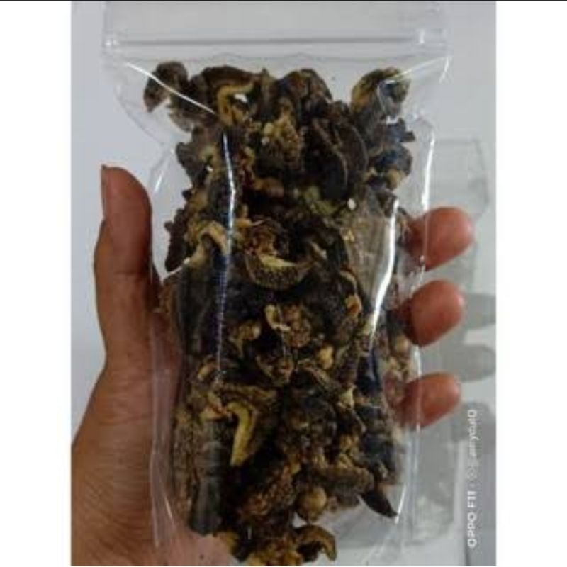 

kripik tutut/keong sawah & kerang ijo Krispi 80 gr