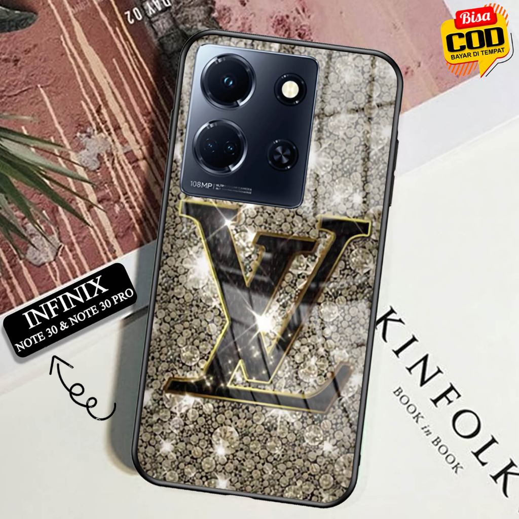 Softcase Glass Kaca INFINIX NOTE 30 & NOTE 30 PRO - Case Hp Pelindung HandphoneINFINIX NOTE 30 & NOT