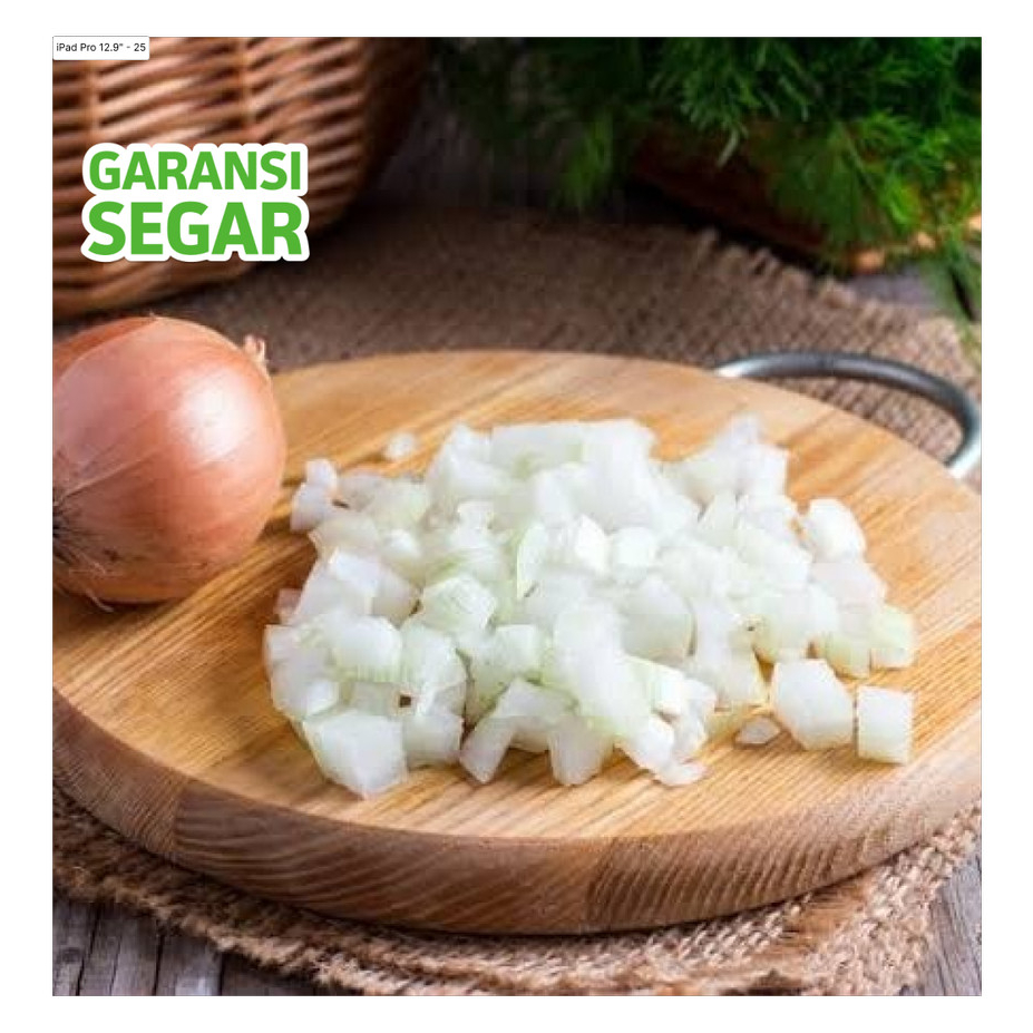 

Bawang Bombay Cincang 150 Gram