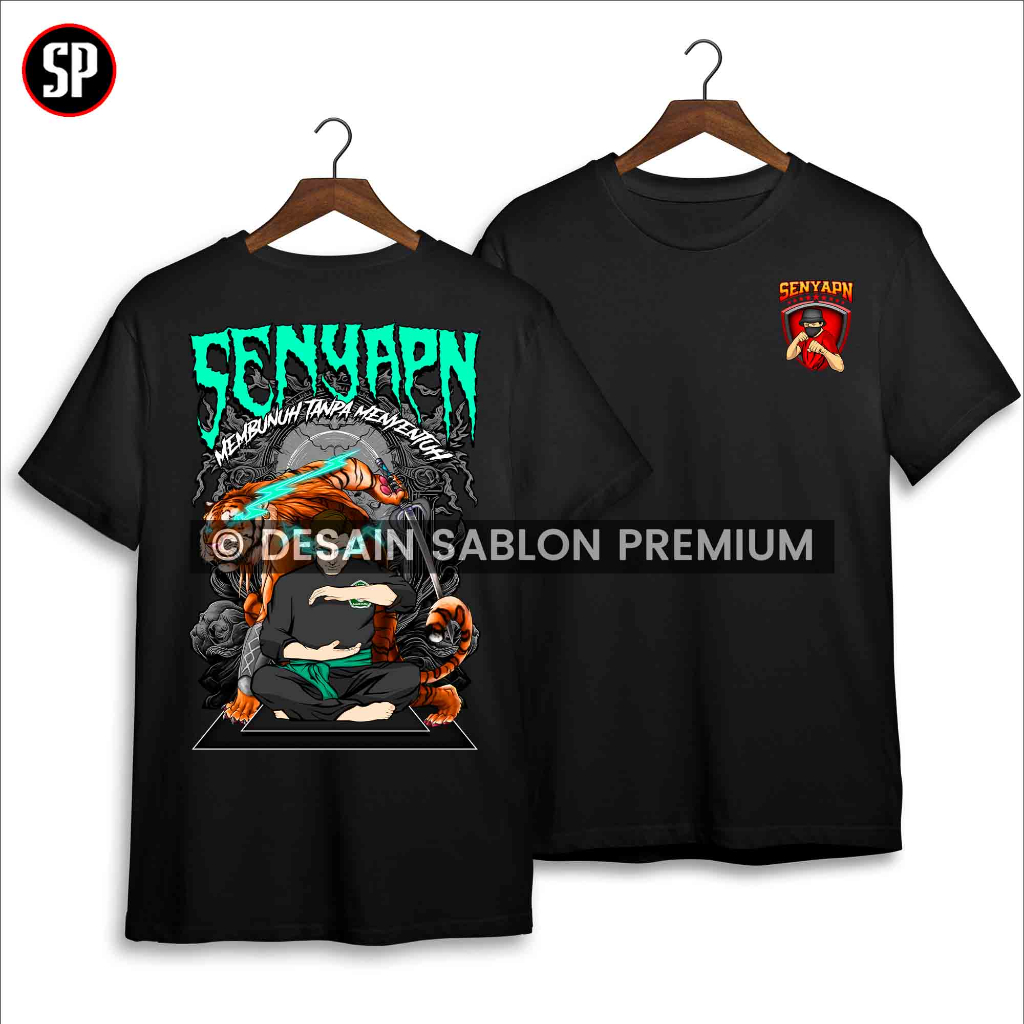 Kaos Pagar Nusa Distro Terbaru - PN Senyapn Membunuh Tanpa Menyentuh - Atasan PN Nyell Lost Pagra Nu