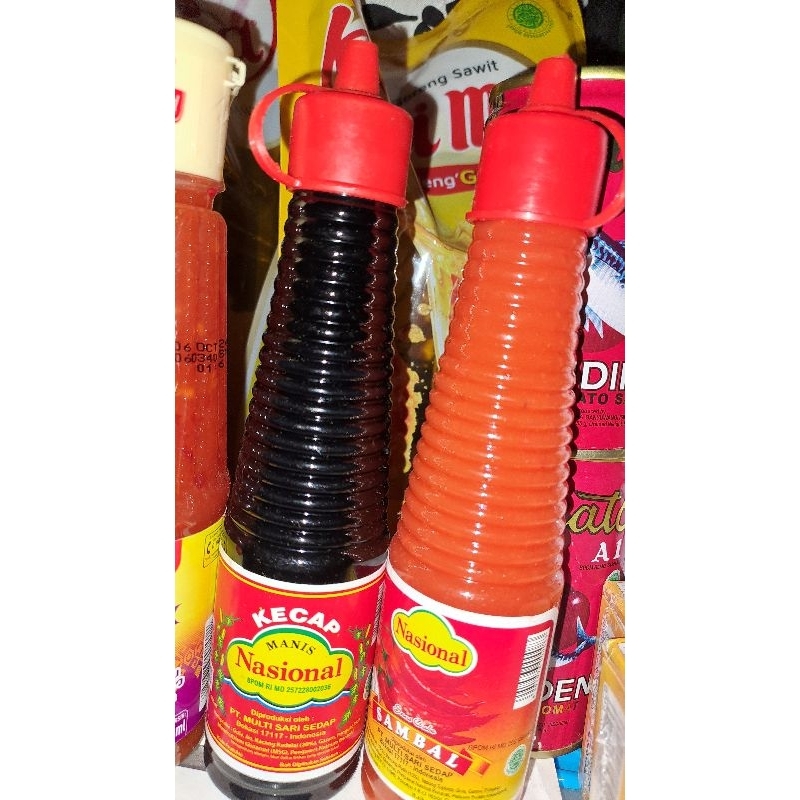 

Sambal dan Kecap Nasional botol