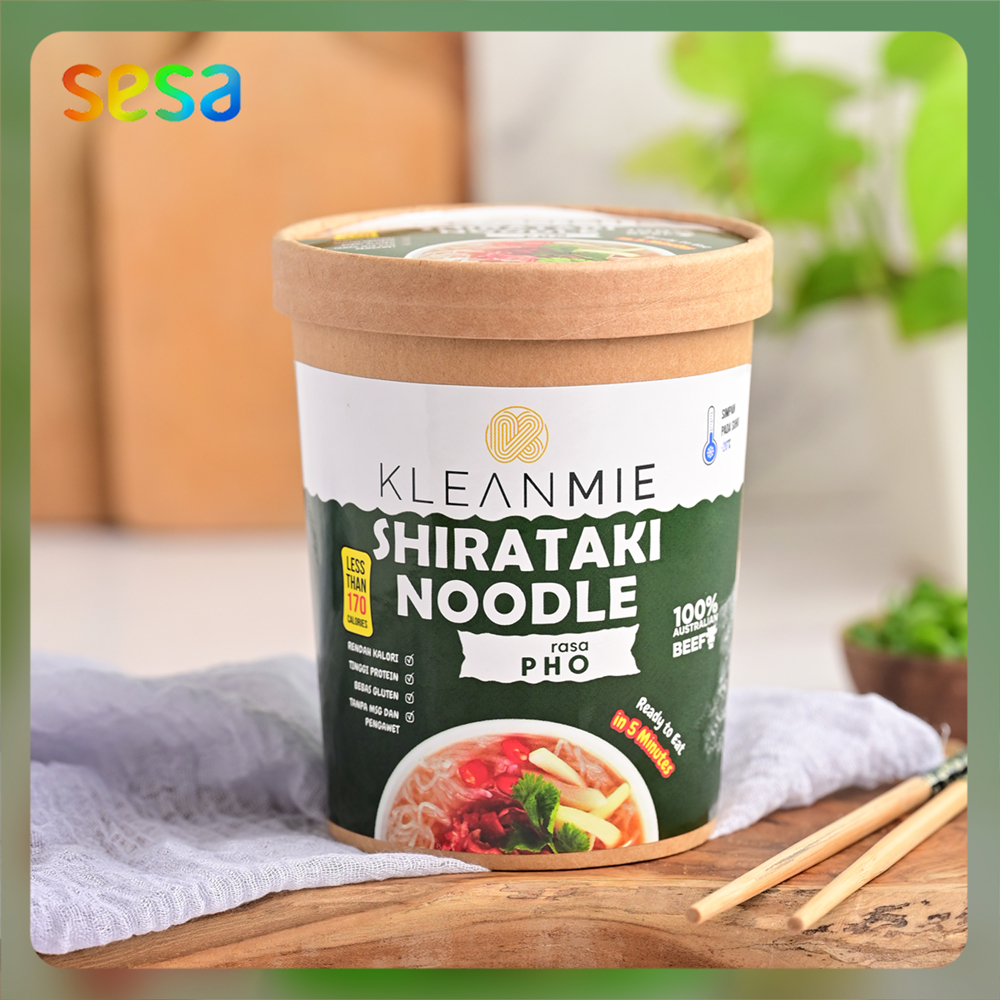 

KLEANMIE Mie Shirataki Noodle Pho 360gr - Frozen Mie Instan Sehat