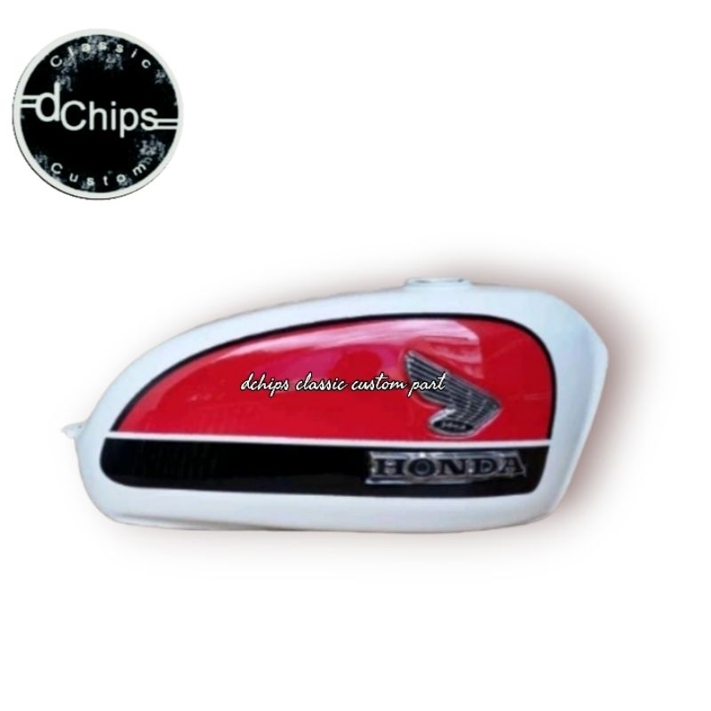 tangki honda cb 100 cb glatik merah universal