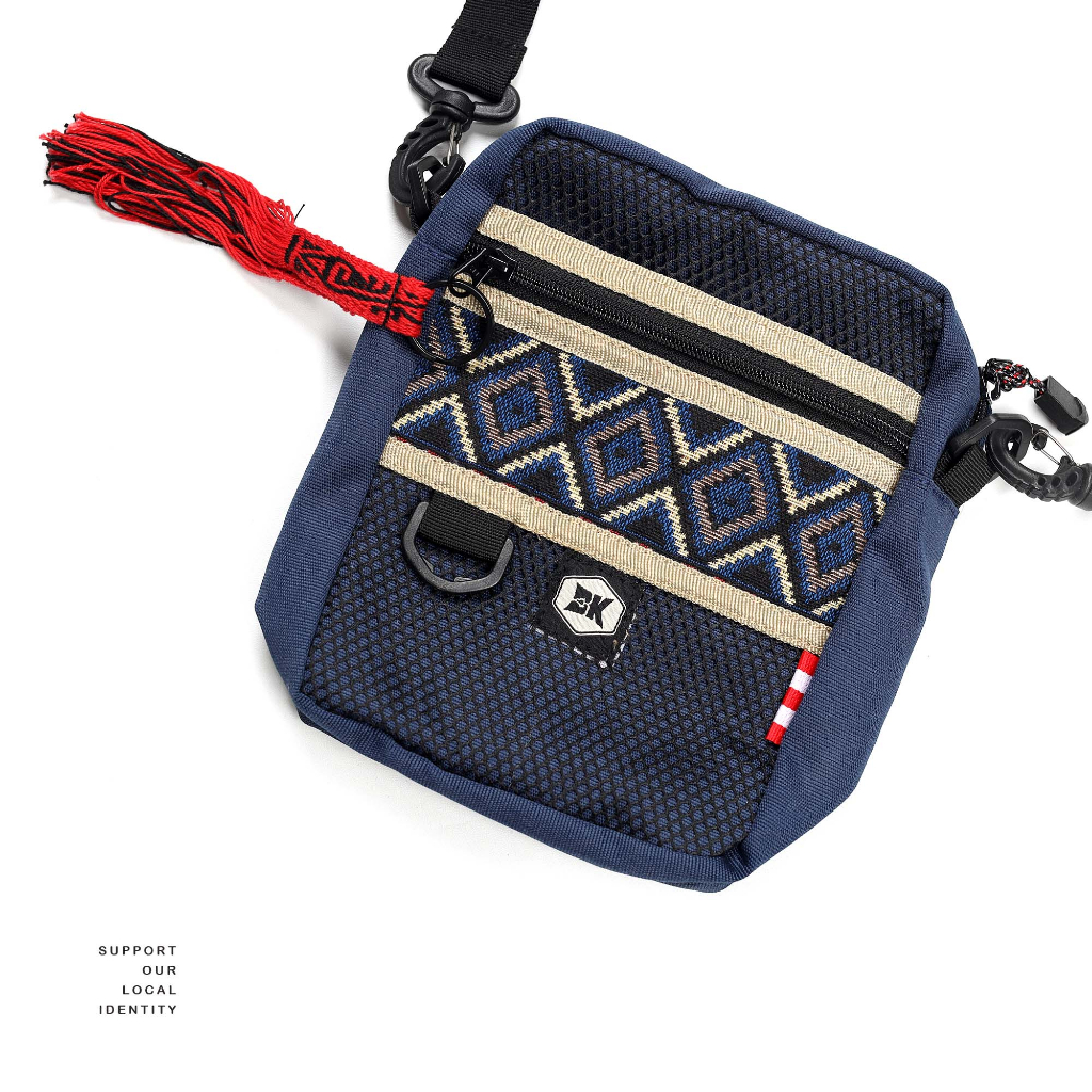 TAS SELEMPANG BATAK | BKETHNIC ULOS NAVY
