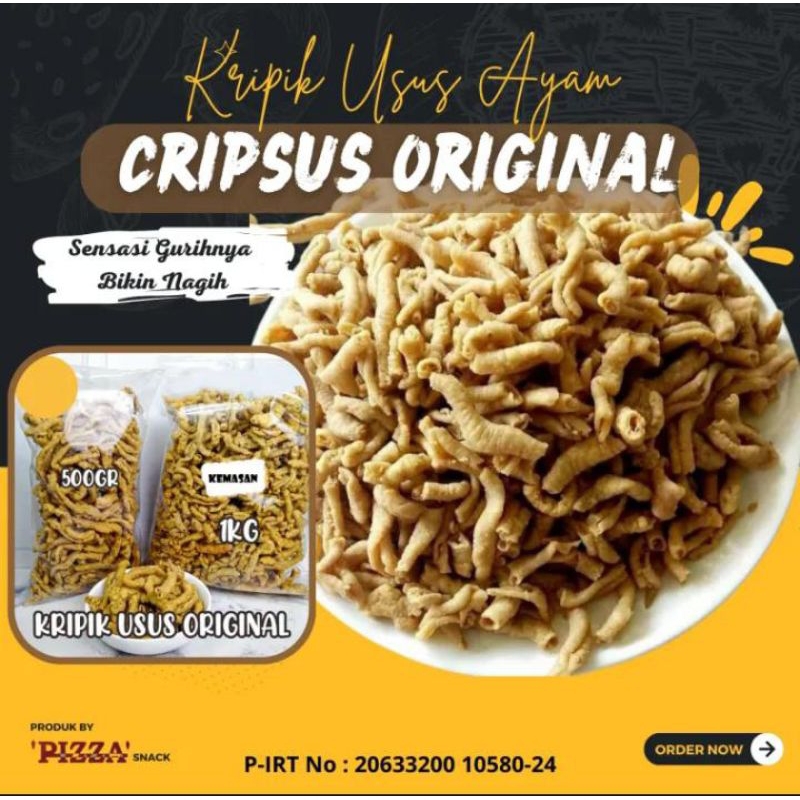 

Kripik Usus Crispy. Kriuk Gurih dan lezat. Cemilan enak cocok buat keluarga