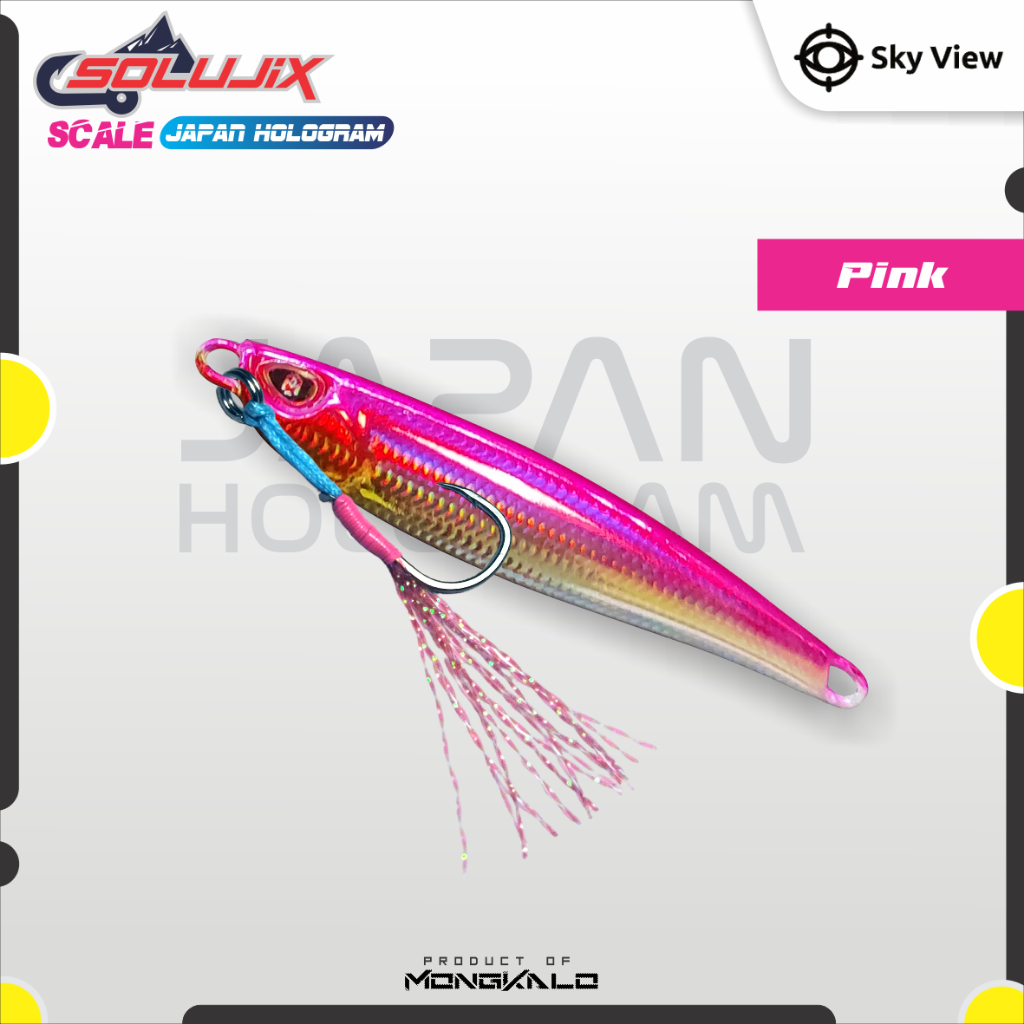 Mongkalo Solujix Sisik-Kecil noGID noMotif Candy 30 Pink