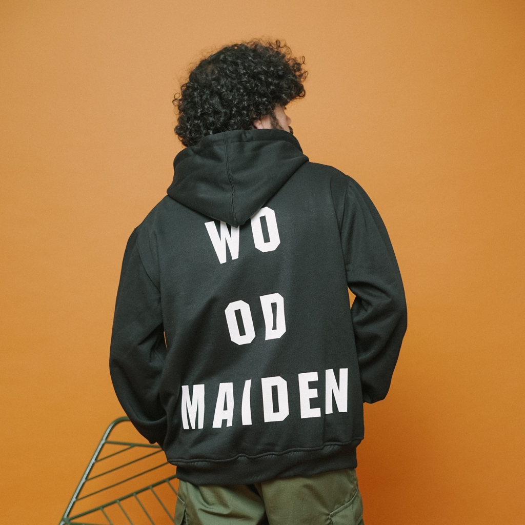 UNKL347 Jacket Hoodie Hitam Model Simpel Bahan Fleece ODMA