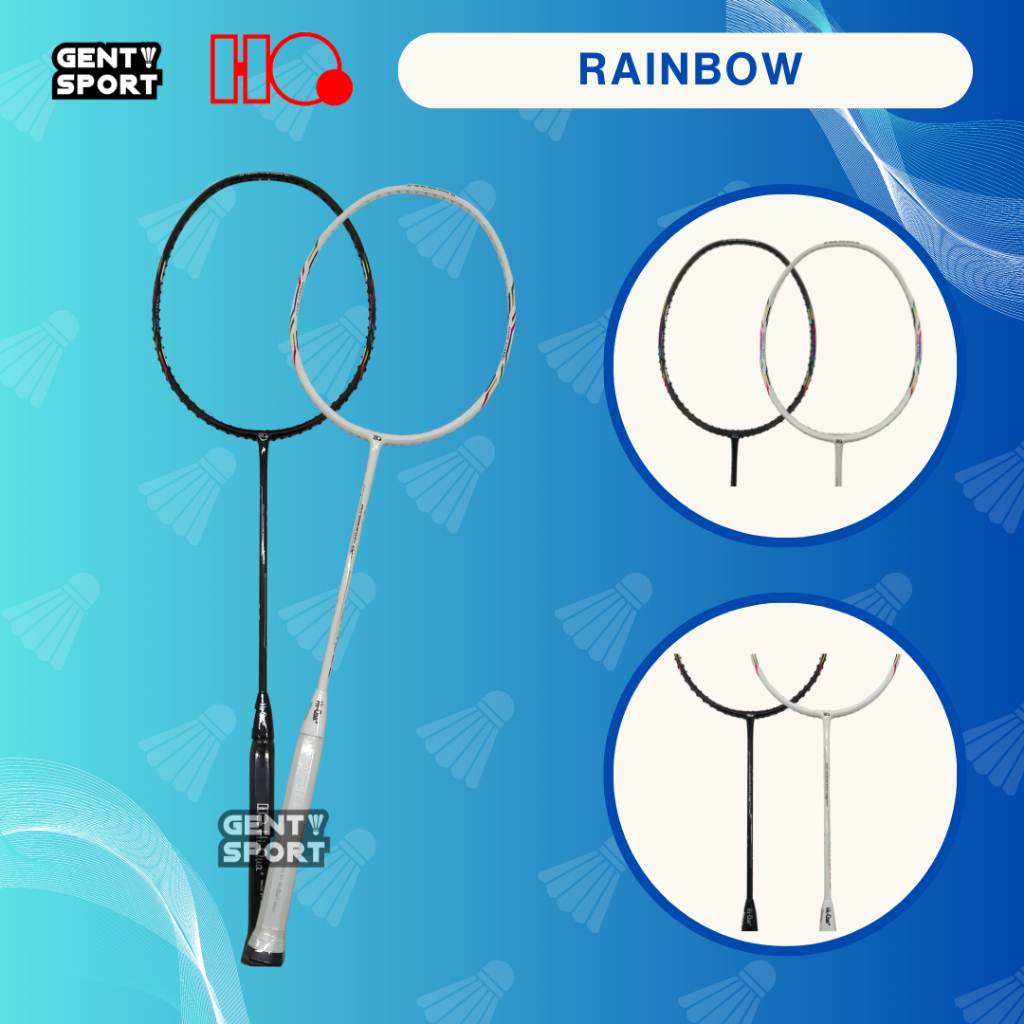 Hi Qua Rainbow Limited Edition Raket Badminton Original COD