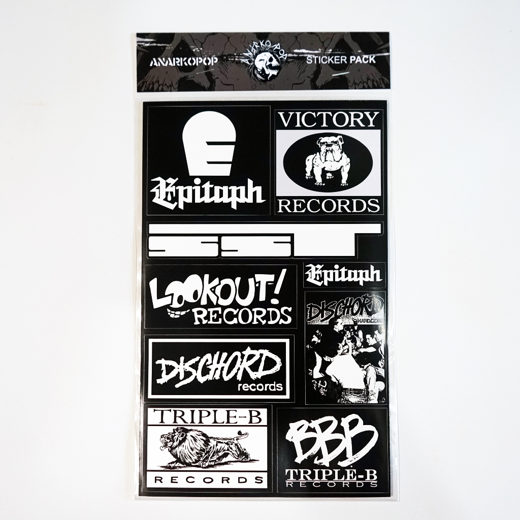 

STICKER PACK / BAND / LABEL / RECORDS / PUNK / HARDCORE