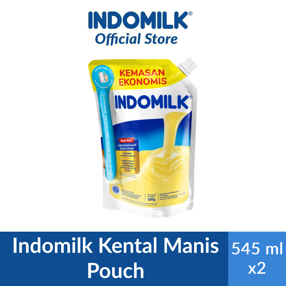 

Indomilk Kental Manis Putih Pouch 545gr x2