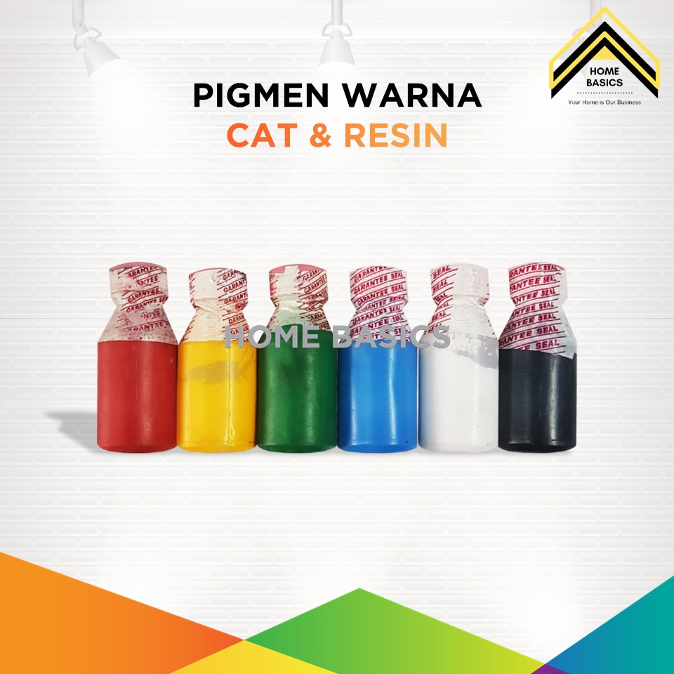 Pigmen Warna Resin / Pewarna Resin / Pewarna Cat Tembok / Pigmen Resin / Pigmen Cat - Merah / Kuning