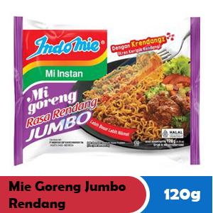 

INDOMIE MIE GORENG JUMBO RENDANG PCK 120g