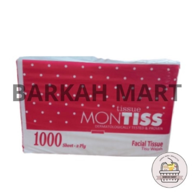 Tisu Montiss 1000Sheets