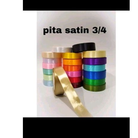 

PITA SATIN 3/4" ATAU 2 CM 1 ROLL