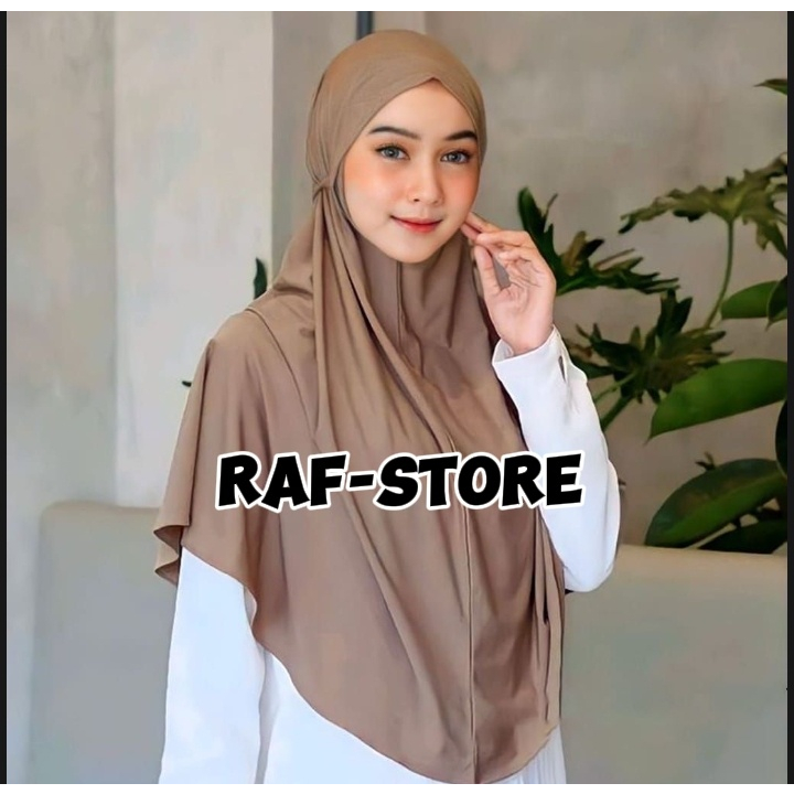 Hijab Bergo Instan Jersey Tali | Jilbab Instan Tali Non pet | Kerudung Instan Bergo Maryam | Bergo T