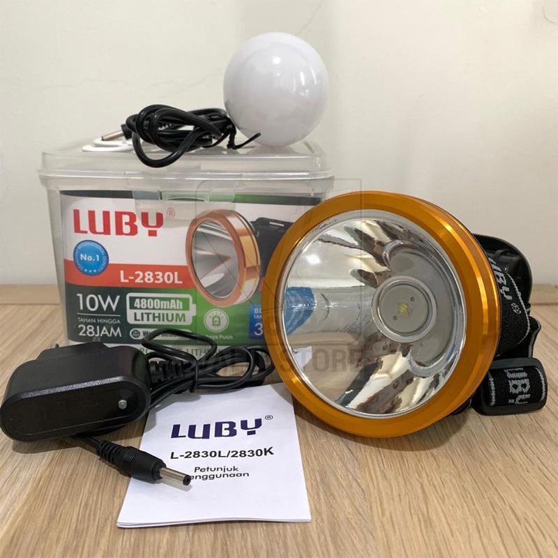 Luby Senter Kepala Headlamp L-2830L 10W / 10 Watt
