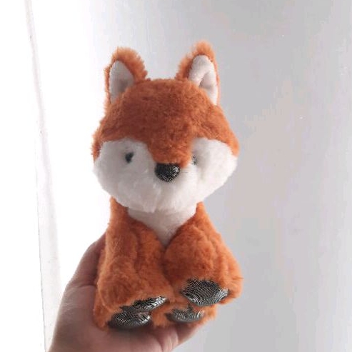 Boneka Rubah Cokelat (Preloved)