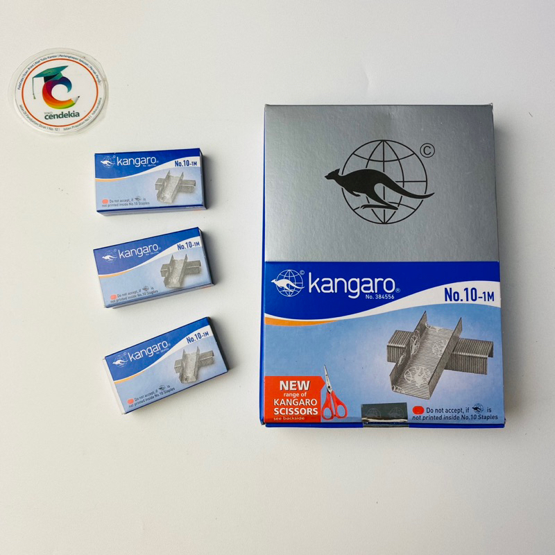 

Isi Stapler Staples KANGARO No. 10 Hekter (No. 10-1M) (1 pak)