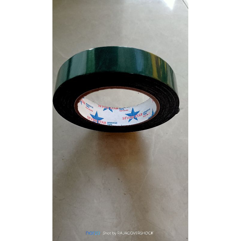 

double tape dobel tape isolasi bolak balik 24mm 5m seven star